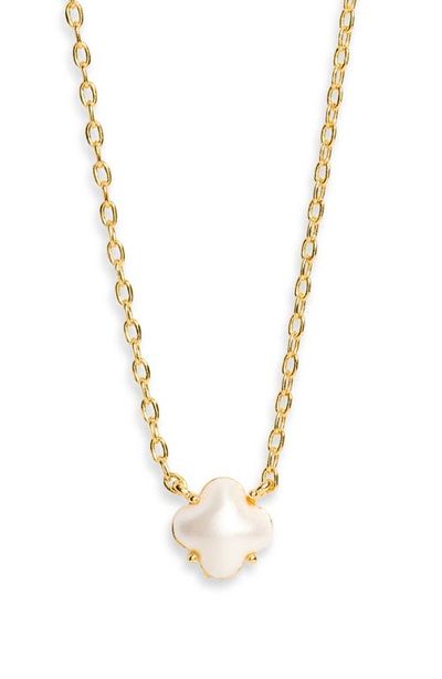 ARGENTO VIVO ARGENTO VIVO Dara Pearl Clover Necklace