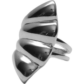 ARGENTO VIVO ARGENTO VIVO Flared Rib Ring