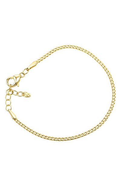 ARGENTO VIVO ARGENTO VIVO Flat Link Chain Bracelet