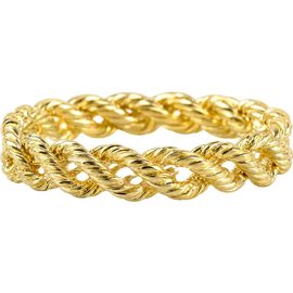 ARGENTO VIVO ARGENTO VIVO Fringe 18k Gold Plated Rope Ring 