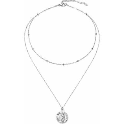 ARGENTO VIVO ARGENTO VIVO Guadalupe Double Layer Necklace