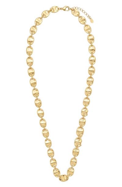 ARGENTO VIVO ARGENTO VIVO Hammered Link Chain Necklace