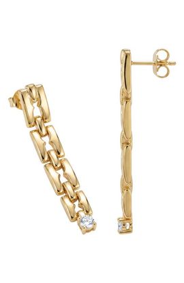 ARGENTO VIVO ARGENTO VIVO Linear Cubic Zirconia Drop Earrings