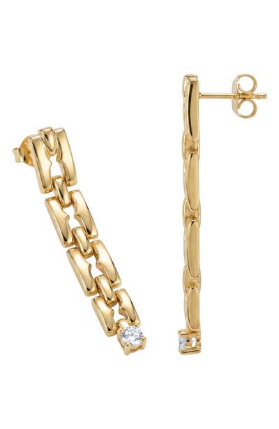 ARGENTO VIVO ARGENTO VIVO Linear Cubic Zirconia Drop Earrings