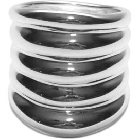ARGENTO VIVO ARGENTO VIVO Linear Rib Ring