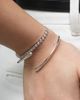 ARGENTO VIVO ARGENTO VIVO Memory Wire & Adjustable Tennis Bracelet Set - 2