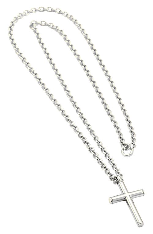 ARGENTO VIVO ARGENTO VIVO Men's Cross Pendant Necklace