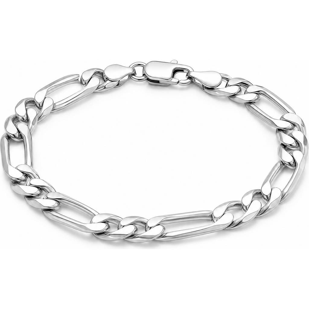 ARGENTO VIVO ARGENTO VIVO Men's Figaro Chain Bracelet