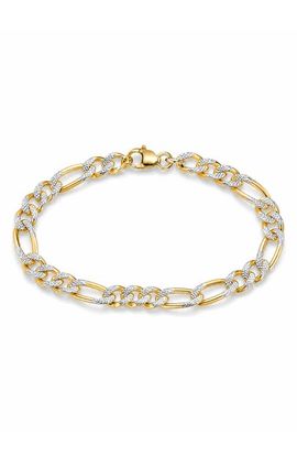ARGENTO VIVO ARGENTO VIVO Men's Two-Tone Bracelet