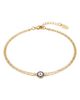 ARGENTO VIVO ARGENTO VIVO Mia Evil Eye Anklet - 1