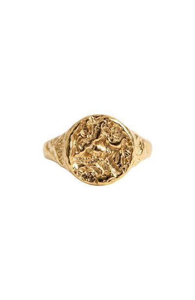 ARGENTO VIVO ARGENTO VIVO Molten Disc Ring