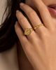 ARGENTO VIVO ARGENTO VIVO Molten Disc Ring - 2