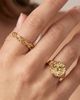 ARGENTO VIVO ARGENTO VIVO Molten Disc Ring - 3