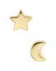 Argento Vivo Argento Vivo Moon & Star Stud Earrings - 1