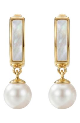 ARGENTO VIVO ARGENTO VIVO Mother-of-Pearl & Cultured Pearl Drop Earrings
