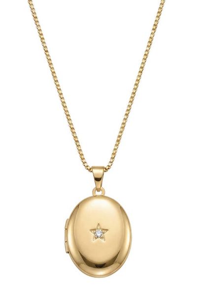 ARGENTO VIVO ARGENTO VIVO Oval Locket Pendant Necklace
