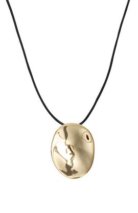 ARGENTO VIVO ARGENTO VIVO Oval Pendant Cord Necklace