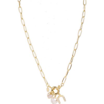 ARGENTO VIVO ARGENTO VIVO Paperclip Charm Necklace
