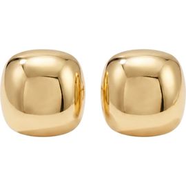ARGENTO VIVO ARGENTO VIVO Puffed Square Button Stud Earrings