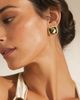 ARGENTO VIVO ARGENTO VIVO Puffed Square Button Stud Earrings - 2