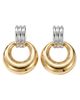 ARGENTO VIVO ARGENTO VIVO Ribbed Two-Tone Drop Earrings - 1