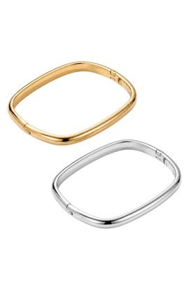 ARGENTO VIVO ARGENTO VIVO Set of 2 Hinged Bangle Bracelets