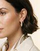 ARGENTO VIVO ARGENTO VIVO Set of 2 Oblong Pavé Hoop Earrings - 3
