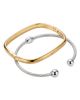 ARGENTO VIVO ARGENTO VIVO Set of 2 Two Tone Bangle & Cuff Bracelets - 1