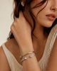ARGENTO VIVO ARGENTO VIVO Set of 2 Two Tone Bangle & Cuff Bracelets - 2