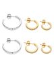 ARGENTO VIVO ARGENTO VIVO Set of 3 Huggie Hoop Earrings - 1