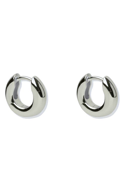 ARGENTO VIVO ARGENTO VIVO Small Chubby Huggie Hoop Earrings