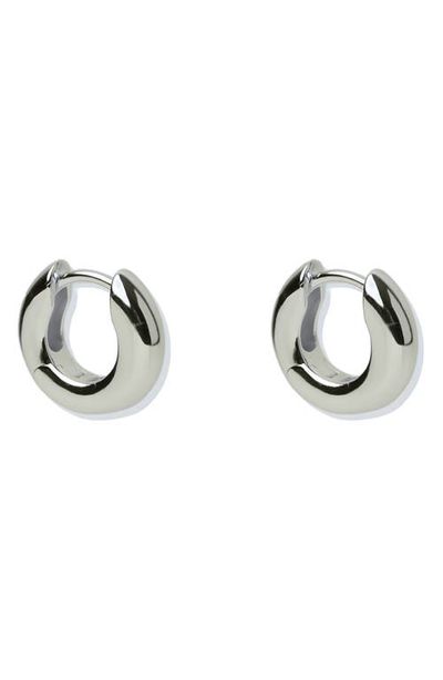 ARGENTO VIVO ARGENTO VIVO Small Chubby Huggie Hoop Earrings
