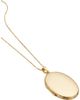 ARGENTO VIVO ARGENTO VIVO Stacy 14k Gold Plated Oval Locket Necklace  - 1