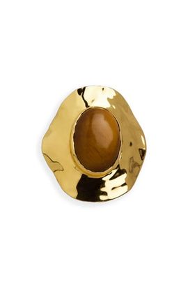 ARGENTO VIVO ARGENTO VIVO Tiger's Eye Cabochon Ring