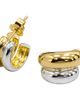 ARGENTO VIVO ARGENTO VIVO Two-Tone Bold Hoop Earrings - 1