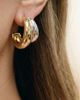 ARGENTO VIVO ARGENTO VIVO Two-Tone Double Hoop Earrings - 3