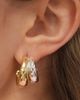 ARGENTO VIVO ARGENTO VIVO Two-Tone Double Hoop Earrings - 4