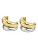 ARGENTO VIVO ARGENTO VIVO Two-Tone Double Hoop Earrings - 5