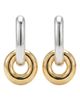 ARGENTO VIVO ARGENTO VIVO Two-Tone Drop Hoop Link Earrings - 1