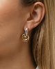 ARGENTO VIVO ARGENTO VIVO Two-Tone Drop Hoop Link Earrings - 2