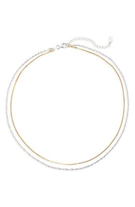 ARGENTO VIVO ARGENTO VIVO Two-Tone Layered Necklace