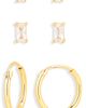 ARGENTO VIVO ARGENTO VIVO Victoria Set of 3 Cubic Zirconia Earrings - 1
