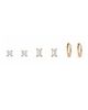 ARGENTO VIVO ARGENTO VIVO Victoria Set of 3 Cubic Zirconia Earrings - 3
