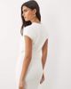 Aria Cove Aria Cove fluffy knit button up cap sleeve crop top in cream - part of a set-White - 2