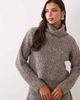 Aria Cove Aria Cove high neck knitted sweater set in charcoal marl-Gray - 1