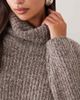 Aria Cove Aria Cove high neck knitted sweater set in charcoal marl-Gray - 2