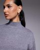 Aria Cove Aria Cove high neck oversized sleeve sweater in gray - part of a set - 2