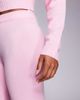 Aria Cove Aria Cove knit boxer style button detail wide leg pants in pink - part of a set - 4