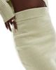 Aria Cove Aria Cove knit rib mini skirt in sage green - part of a set - 3