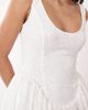 Aria Cove Aria Cove lace scoop neck corset detail frill hem mini dress in white - 3